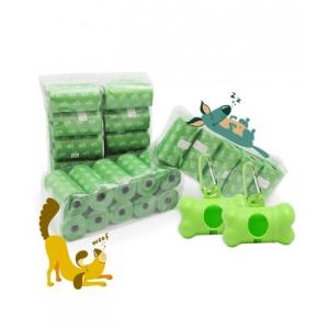 China Plastic Compostable Dog Poop Bags Bio Waste Bag PLA PBAT wholesale