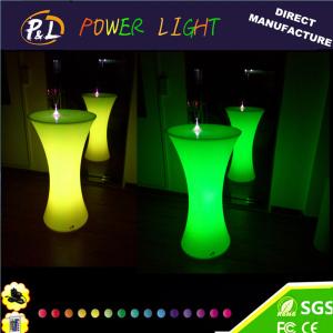 China Leisure Furniture Rechargeable LED Poseur Table wholesale