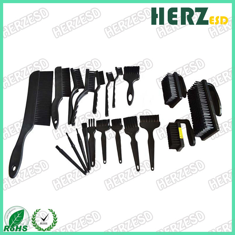 PP Material ESD Safe Cleaning Brush With Highly Conductive Hard / Soft Bristles