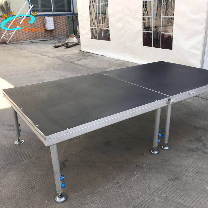 500KGS/Sq.M Portable Wooden Stages For Event Adjustable Height 1m