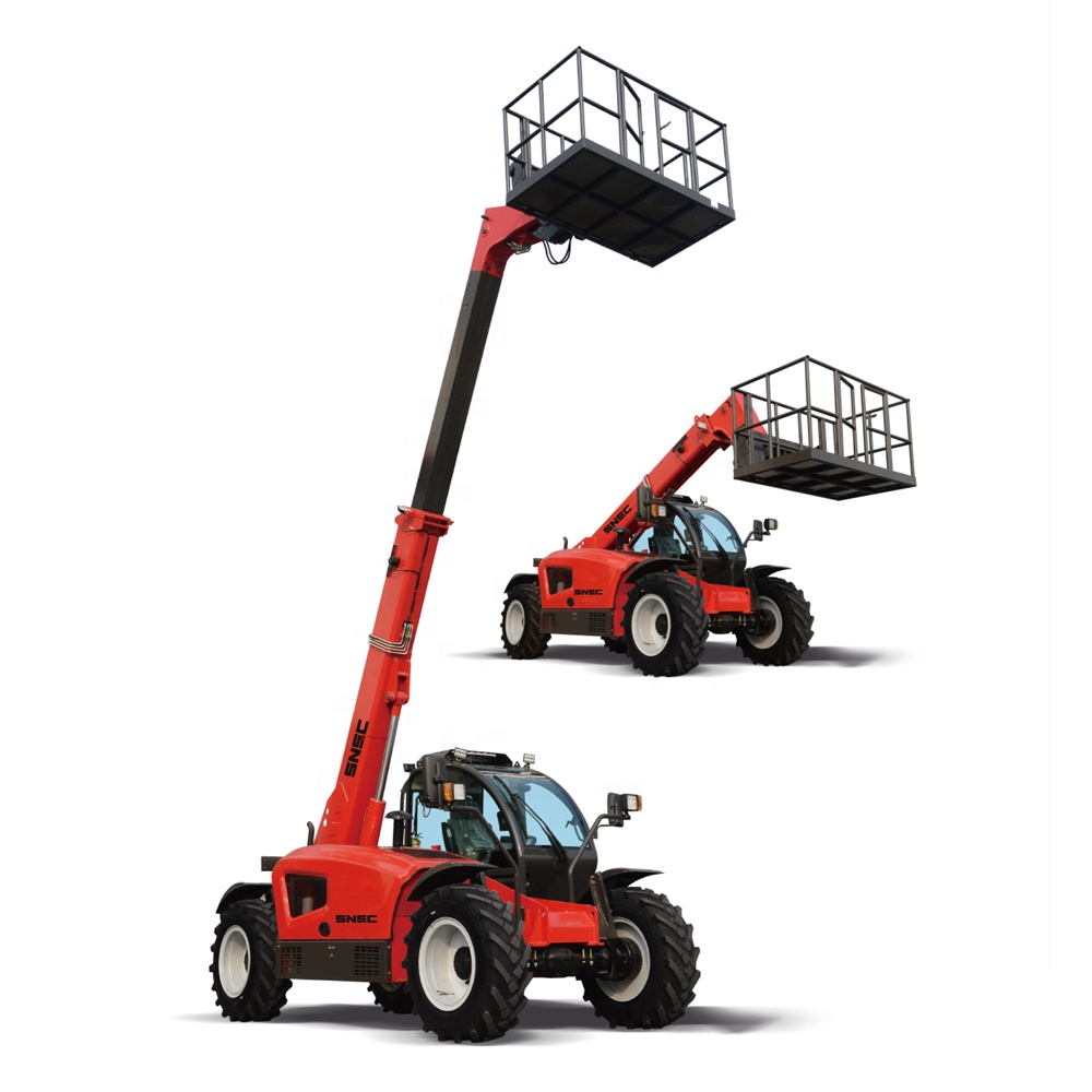 Smooth Construction with 4X4 Telescopic Handler Telescopic Boom Forklift