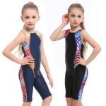 Conjoined Children'S Training Swimsuit Girls' Competitive Swimsuit Fashion Five