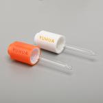 Clear 1oz 30ml Plastic Essential Oil Bottle With Press Dropper