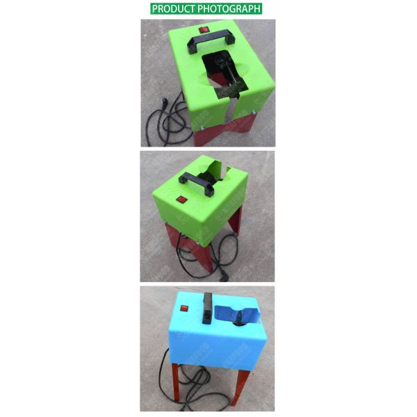 Electric small home fresh garlic root and stem cutting machine/garlic roots cutter for kitchen