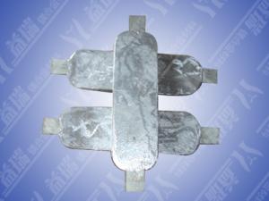 China Zinc anode sacrificial zinc alloy for cathodic protection wholesale