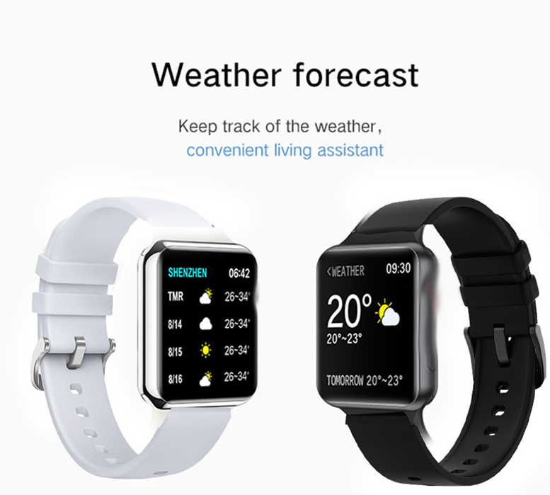 SDK RoHS Sport Touchscreen Smartwatch , Health oil injection Fitness Tracker Wristband