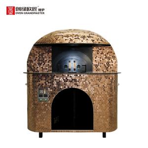 China Electric Traditional Italian Pizza Oven Copper Decoration Napoli Outdoor Oven wholesale