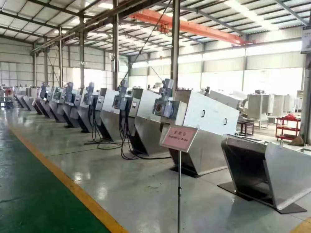 Automatic Stainless Steel Volute Filter Press / Spare Part Screw Press 25 - 75KW Power