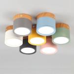 LED Downlight dimmable 5W 7W 9W12W15W Nordic wood modern Led surface mounted