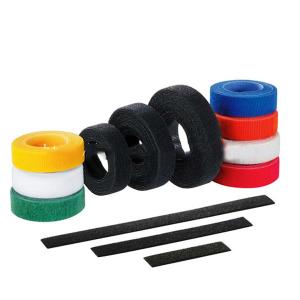 China Flexible 2 Sided Tape , Printable Hook Loop Fastening Cable Ties wholesale