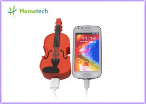 China PVC Unique Guitar Mobile Battery Backup Charger Universal USB Compact wholesale