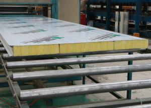 China Building Materials 125mm Heat Insulated Glass Wool Sandwich Panel wholesale