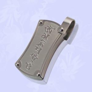 China 316L Stainless Steel Rectangle Square Shaped Necklace Pendant LPS0108 wholesale