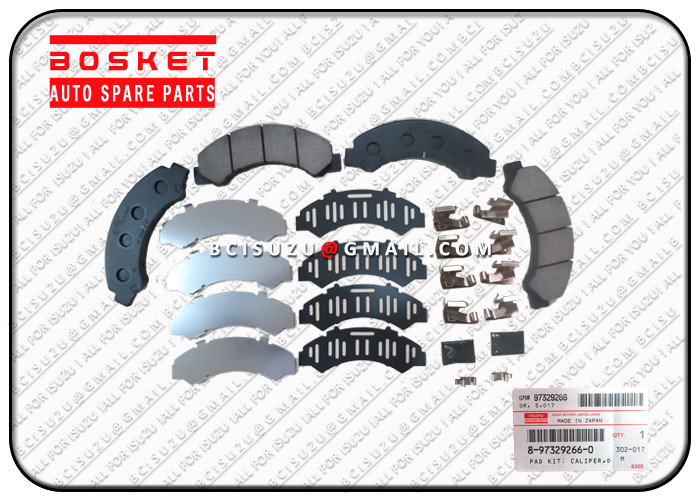 8-97329266-0 Isuzu Brake Parts NPR71 4HG1 Caliper Disc Pad Kit 8973292660