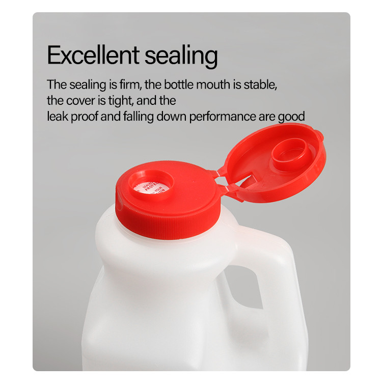 PE plastic seasoning bottle white 1000ml 1100ml 1600ml 1900ml 2000ml soy sauce bottle sesame oil and vinegar bottle