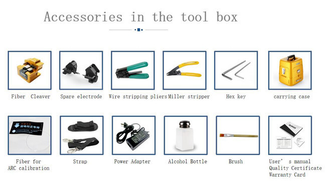 FTTH Signalfire Fiber Optic Splicing Machine Fusion Splicer 10 Languages AI-9
