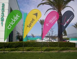 China Outdoor promotion flag banner wholesale