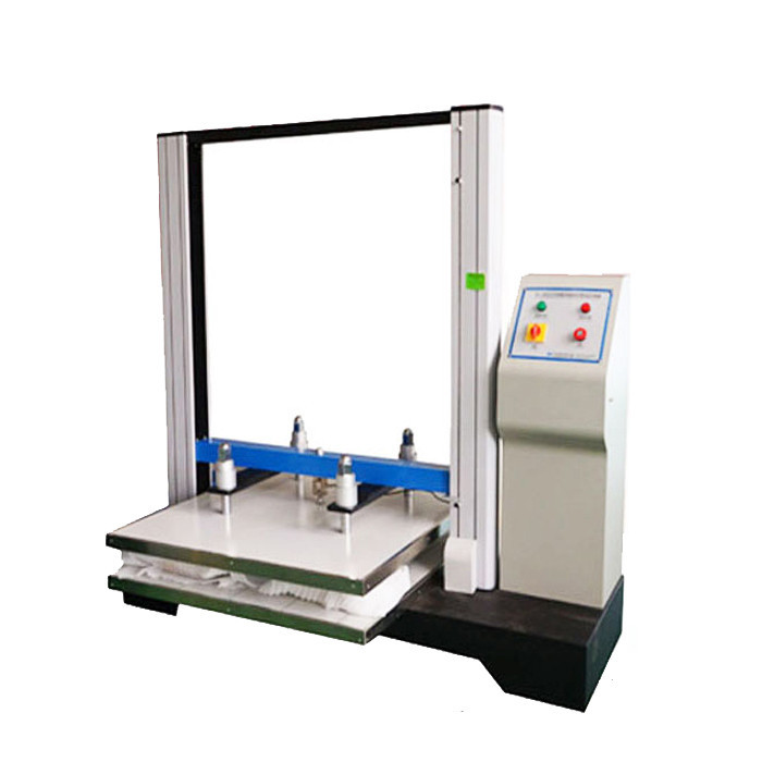 Single - Screen Paper Testing Equipment / Box And Block Stacking Corrugated Carton Compression Test Machine