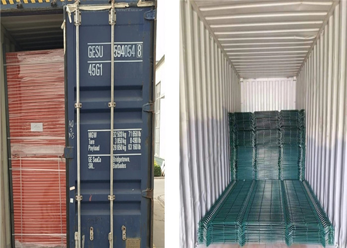 Powder Coated Twin Wire Mesh Fencing Manufactory And Welded Wire Fence