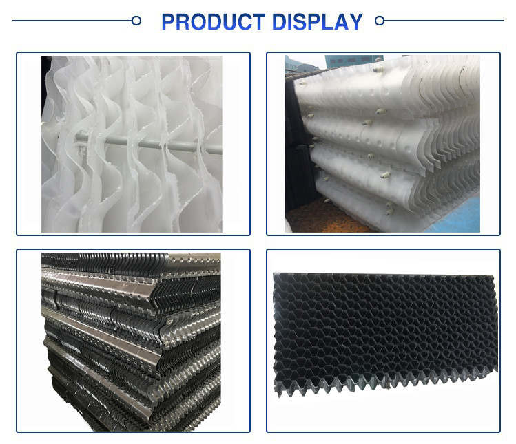 Cross Flow Wave PVC Drift Eliminator 20mm Cooling Tower Eliminator