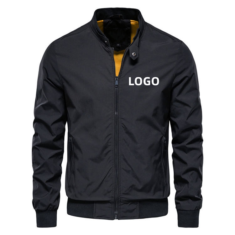 Solid Color Warm Down Jacket Spring Autumn Handsome Casual Jacket