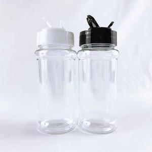 China 100ml Clear Plastic Spice Bottle With sifter Lid Seasoning packaging wholesale