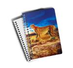Mini Custom Lenticular Printing Notebooks PET Cover Note Pad 12x8cm