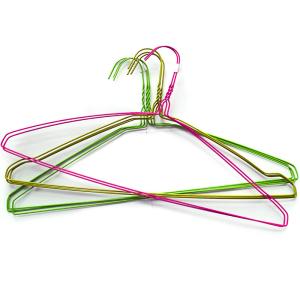 China Adult Size Metal Powder Coated Galvanized Wire Hangers wholesale