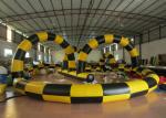 Zorb Ball Inflatable Quad Track , Customized Kids Toy Cars Blow Up Race Track