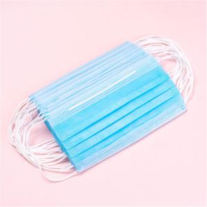 China Light Weight Disposable Mouth Mask , Breathable 3 Ply Earloop Face Mask wholesale