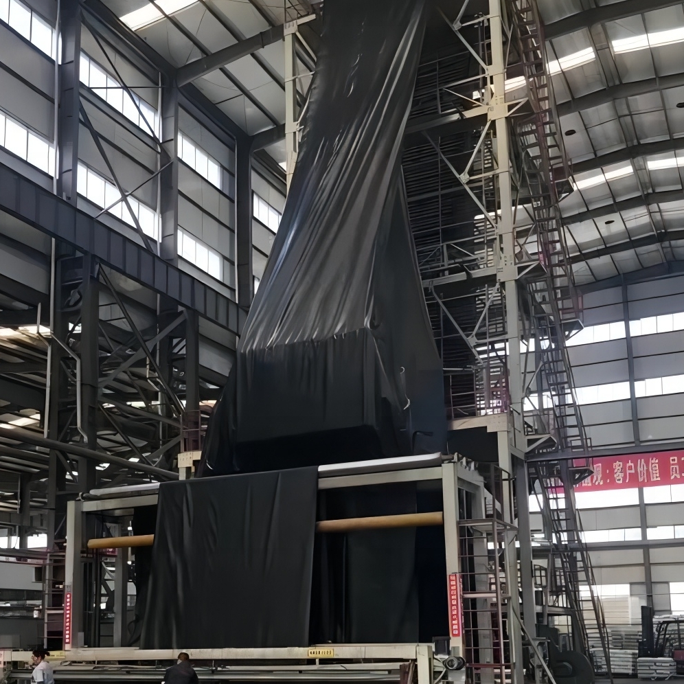 Black Geomembrane Thickness over 2mm Resistant to Acid and Alkali for Landfill Sites