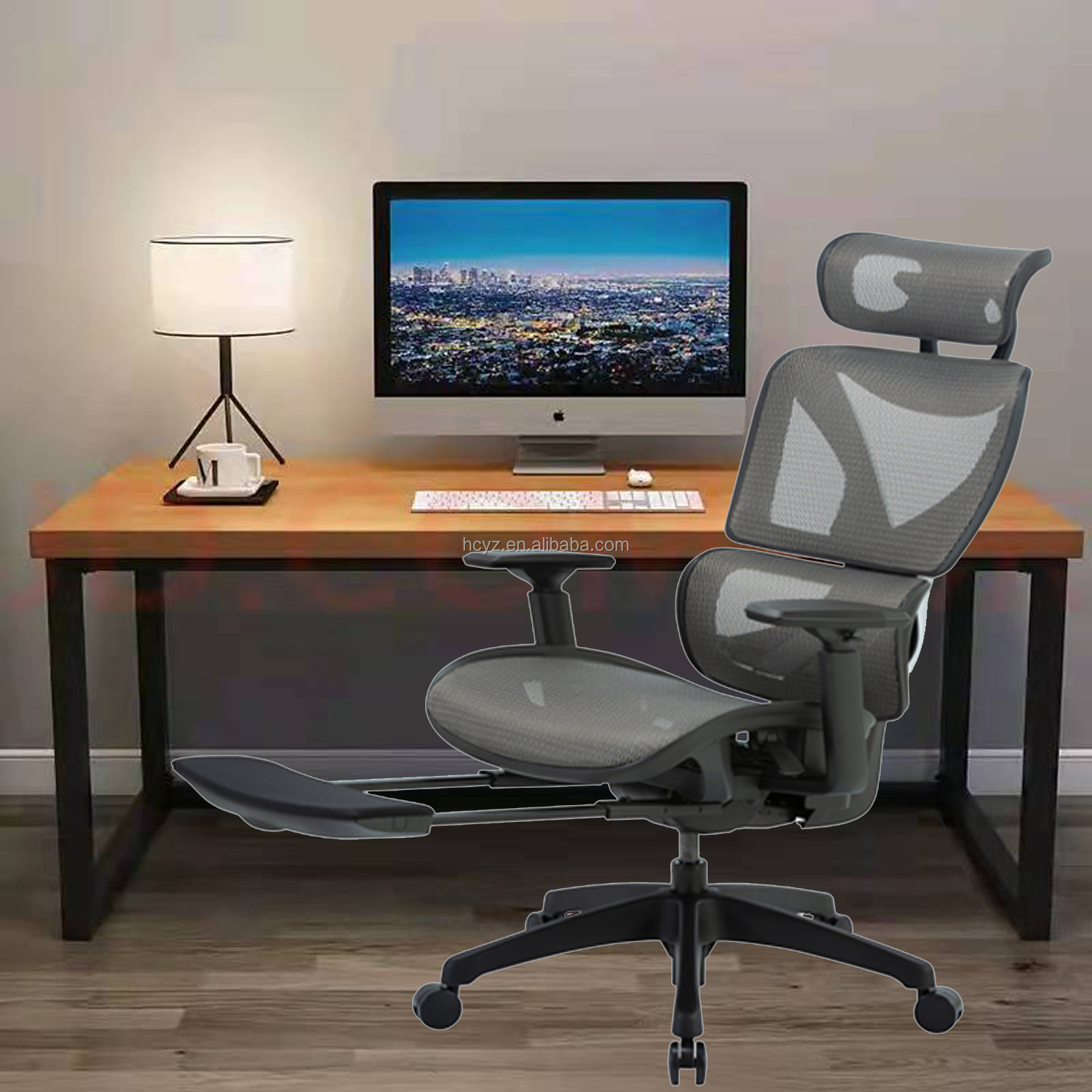 back Full Mesh Office Executive Chair with 73*77*117-126.5cm Size and Ergonomic Design