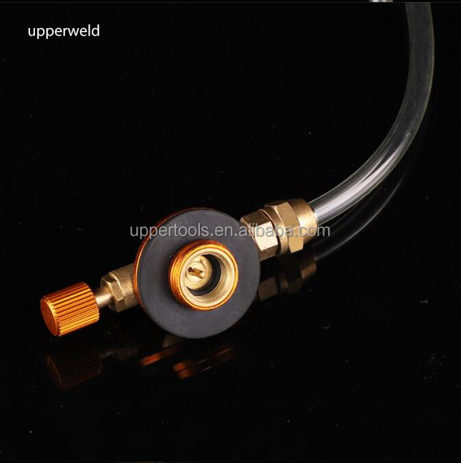 Adjustable Regulator Valve Adapter for Propane Outdoor Stove Connect Gas Cylinder