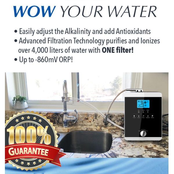 11 Plate Alkaline Water Ionizer with Titanium Platinum Coating