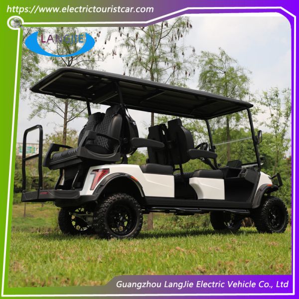 6 Seater 48V5KW Electric Hunting Car Good climbing Ability New Electric Golf Cart with CE