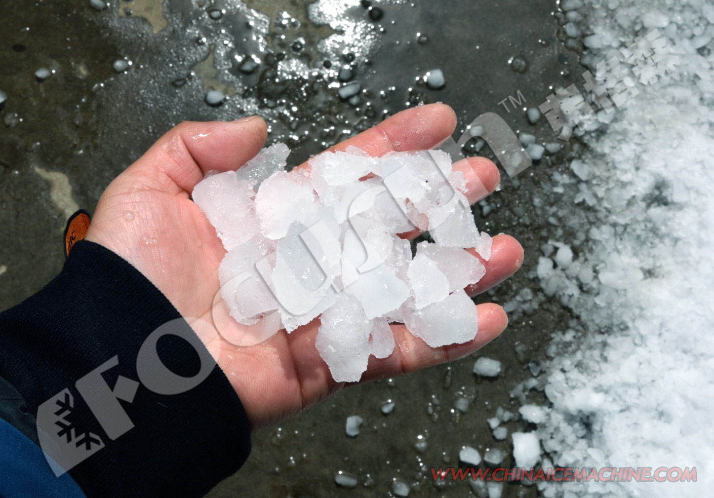 10ton Ice Storage Capacity Focusun Big Ice Block Making Machine for Hotel Industry