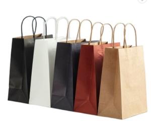 China Double Wall 28*22*28cm Eco Friendly Paper Bag wholesale
