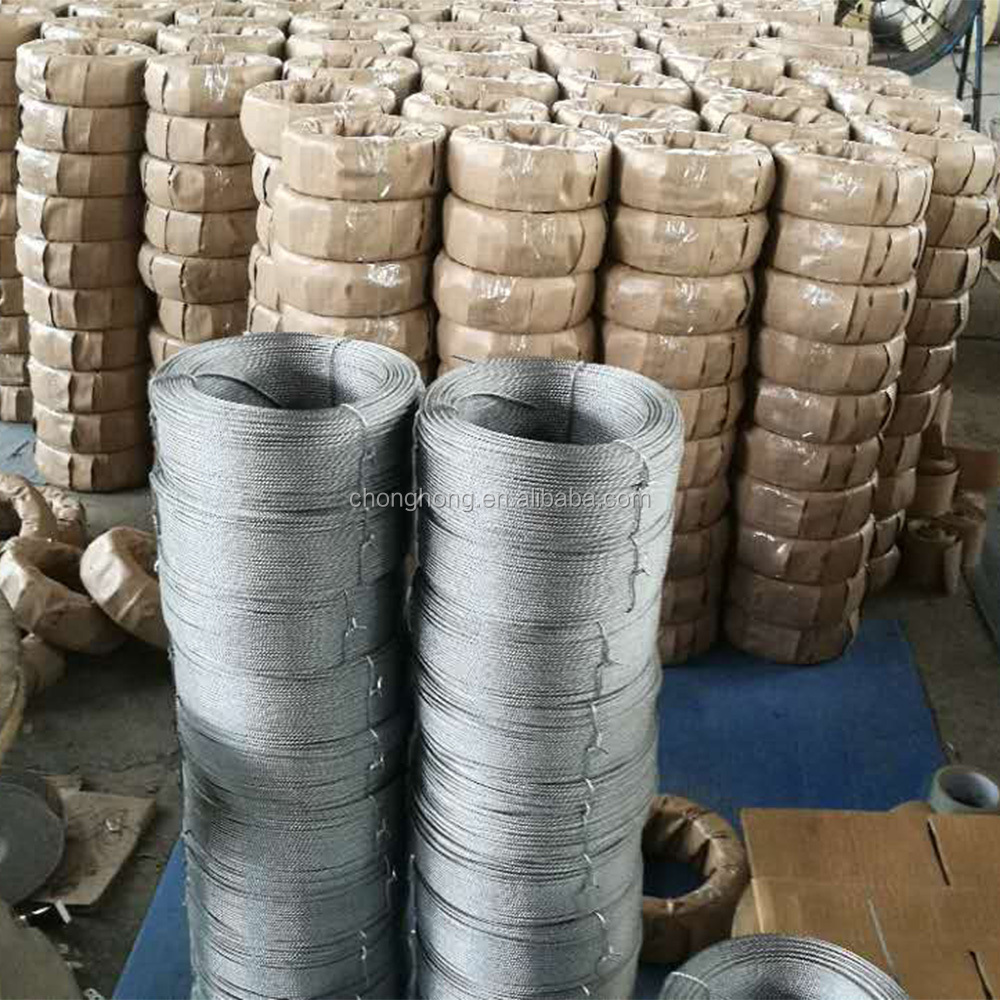 250FT Steel Wire Rope 1/8" 5/32" T316 Stainless Steel Cable 1x19 Deck Railing Processing