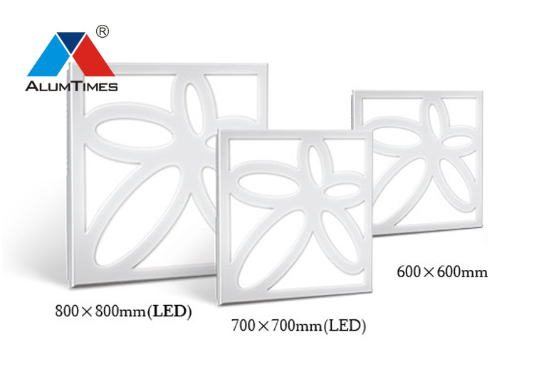 Square Metal Aluminium Clip In Ceiling 600×600 T Grid Support
