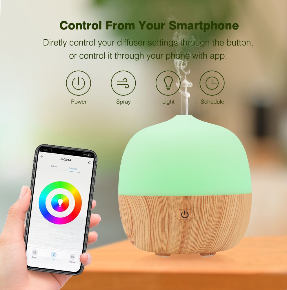 APP Control 120ml Wifi Aroma Air Essential Oil Diffuser