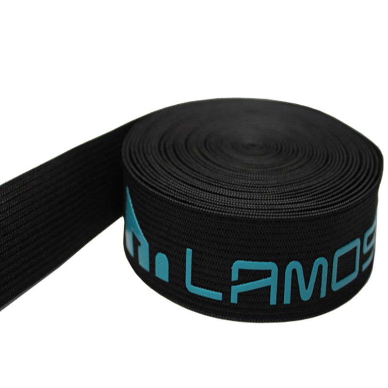 2.4cm Polyester Webbing Silicone Stretch Band 24mm Soft Knit Elastic