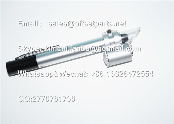 magnifier 50x zoom Pen style with light offset Press printing consumable parts