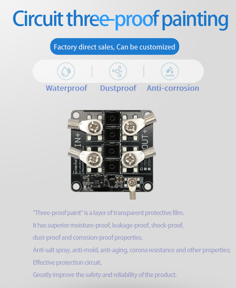 100V 150V 200V 100A Ideal Diode Waterproof Potting Module Anti Backflow