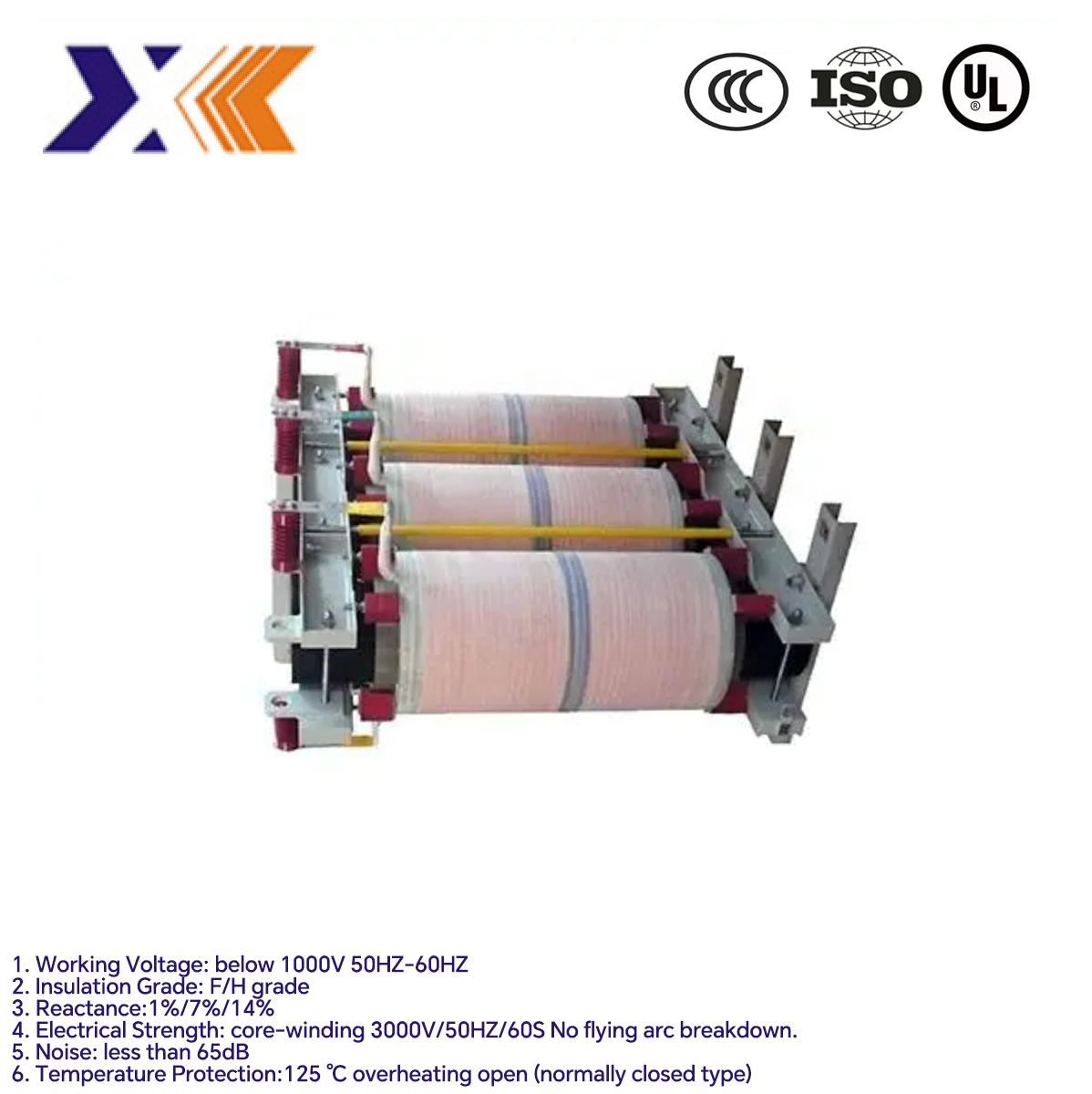 Industrial Reactor Original Manufacture Three-phase Line Choke Filter for Industrial