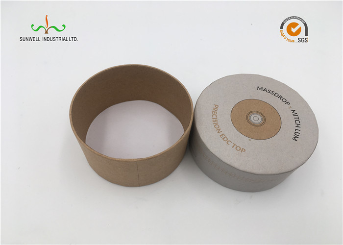 Coffe / Tea / Cosmetic / Candle Cardboard Cylinder Tubes Packaging Box SGS ISO9001