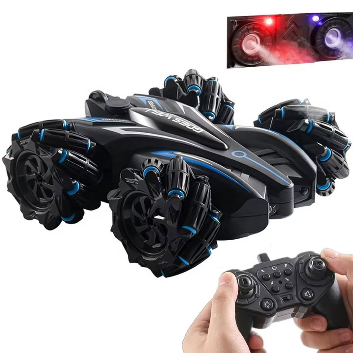 Ready-to-Go 4WD SUV Double Sided Stunt Drift Remote Control Car with Turn Left Function
