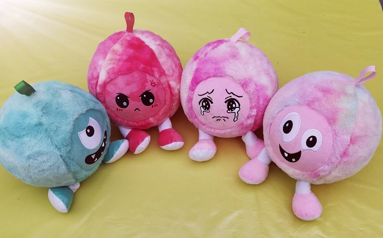 Children Inflatable Fuzzy Ball With Pvcand Polyester Material FB-H