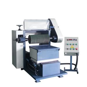 China Semi Automatic Electrical Sheet Polishing Machine , 600x600mm Metal Polisher Machine wholesale