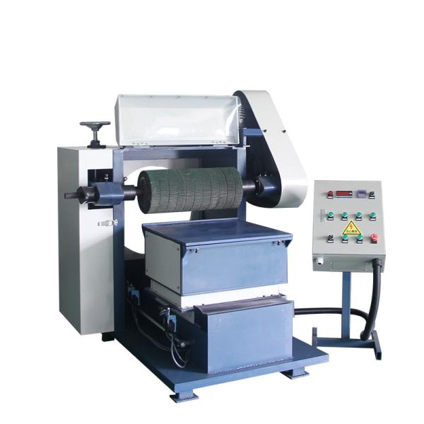 Semi Automatic Electrical Sheet Polishing Machine , 600x600mm Metal Polisher