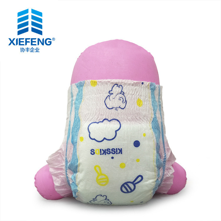 OEM PE Backsheet Green ADL Newborn Disposable Nappies